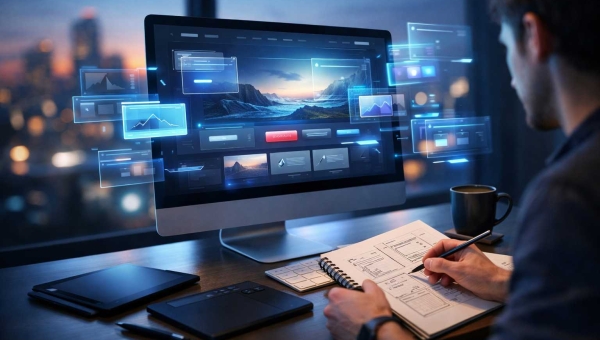 How to Make a Full Website Design in Toronto Using AI